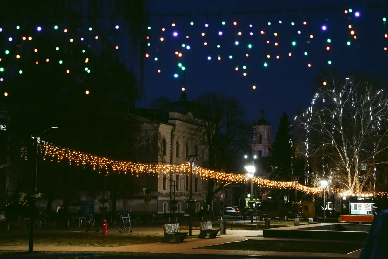 нічне освтілення в Сумах