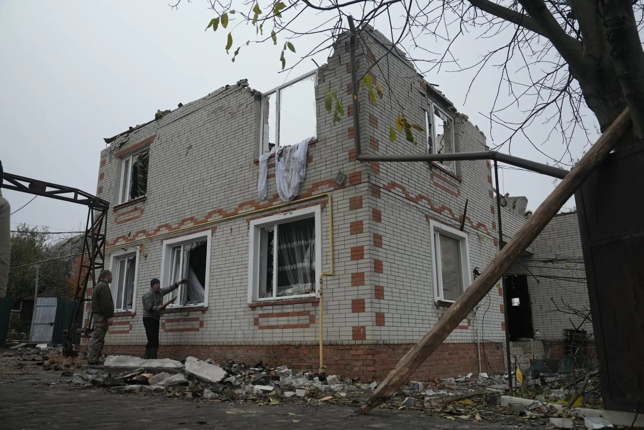 Руйнування в Тростянці