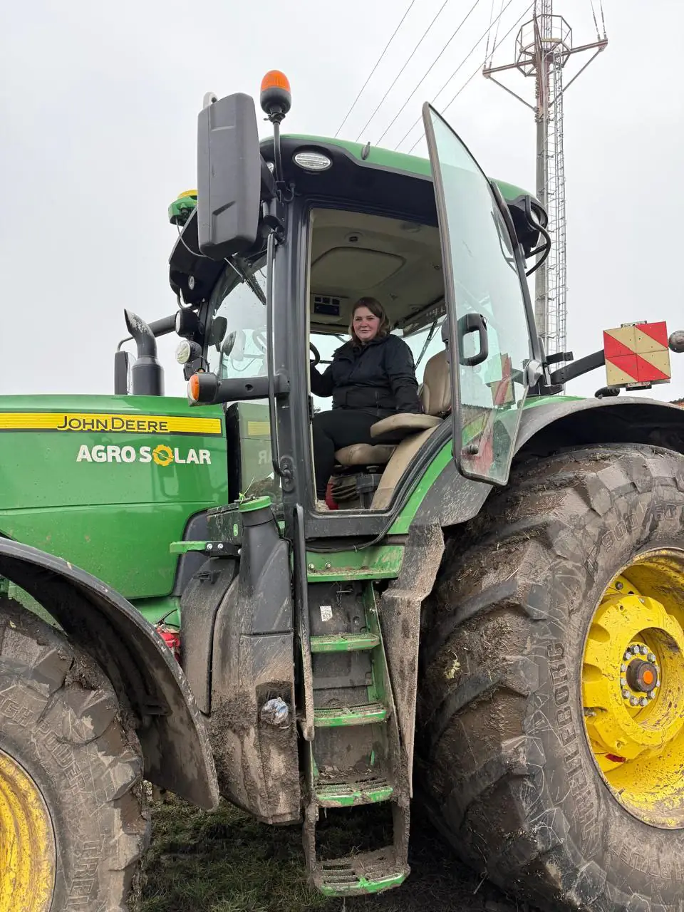 Трактористка на Роменщині