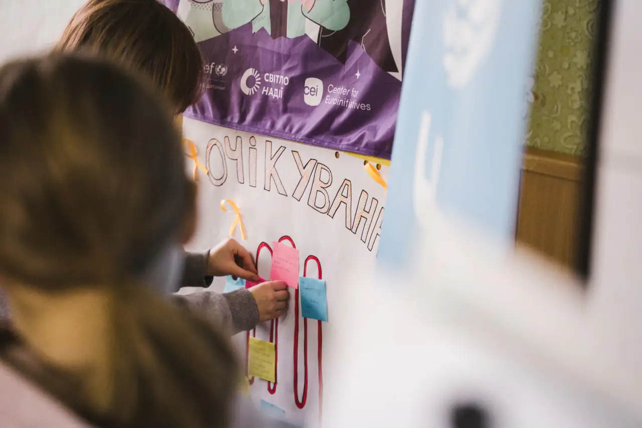 zniattia z liderstva dlia pidlitkiv 2 Тінейджерки залишають свої нотатки про очікування від події