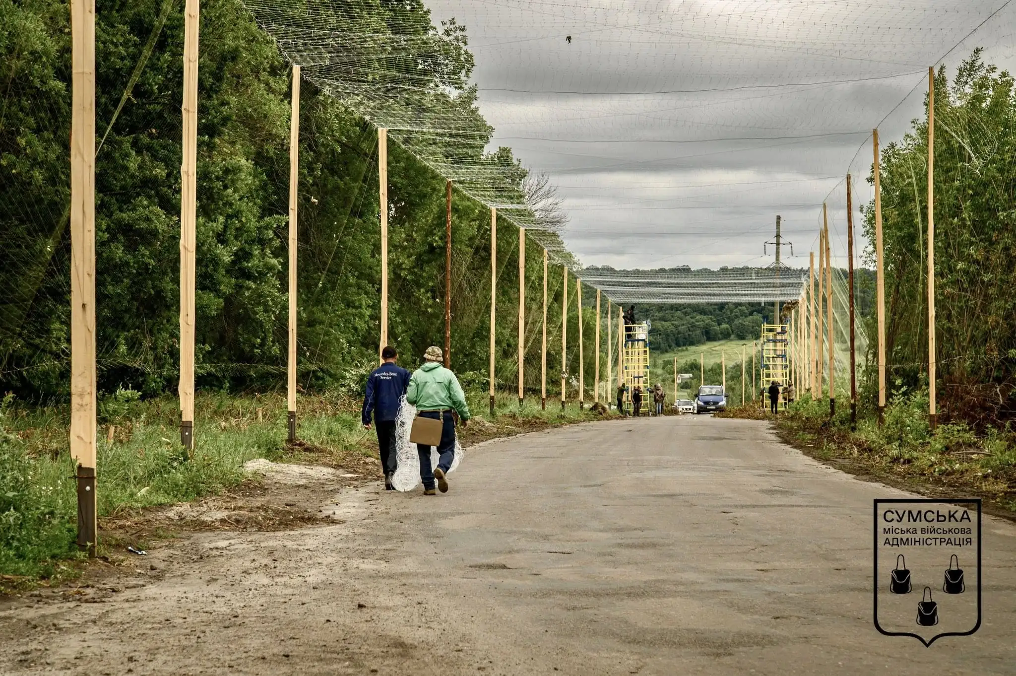 Антидроновий коридор на Сумщині