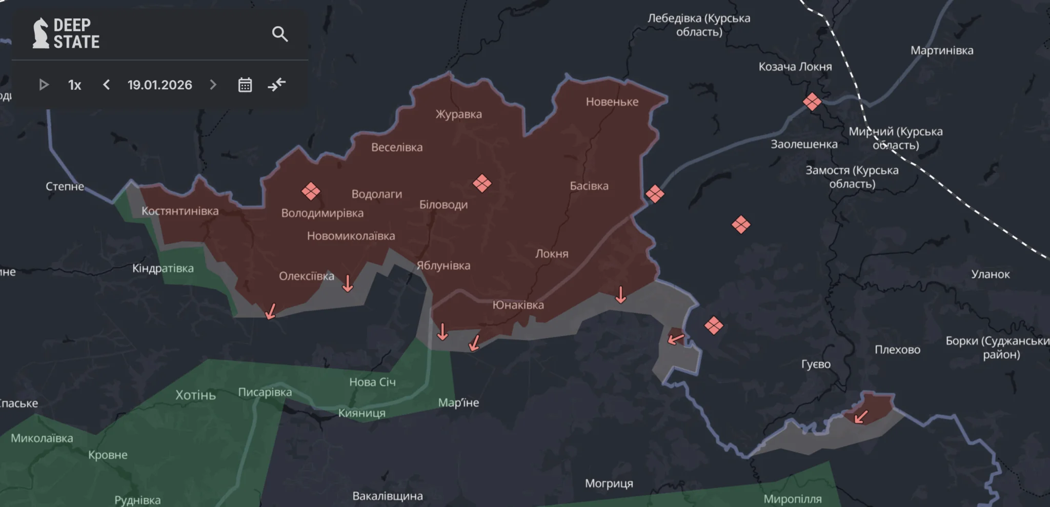 Безпекова ситуація на Сумщині в січні 2026