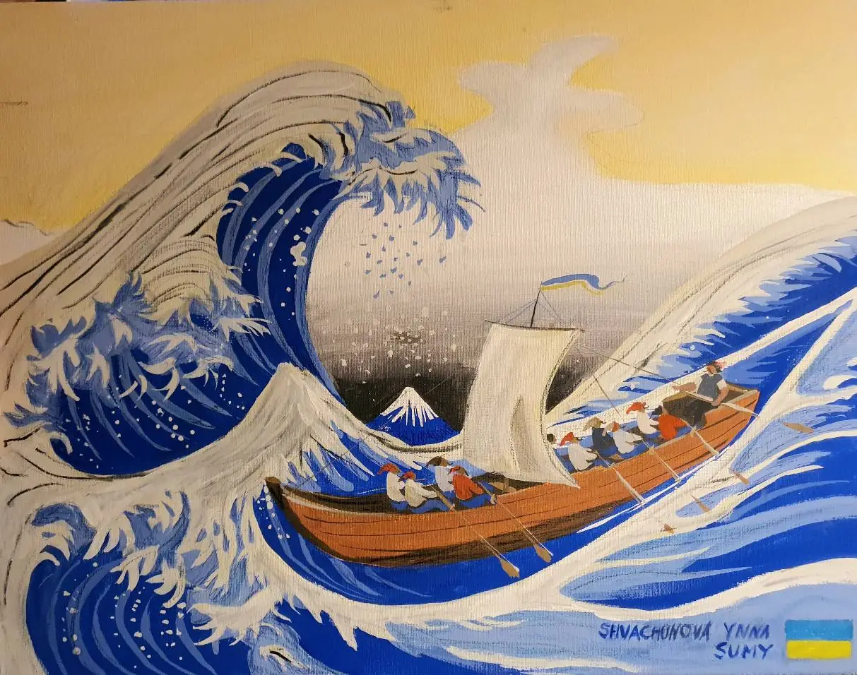 kartyna uchenytsi khudozhnoi shkoly Картина учениці художньої школи