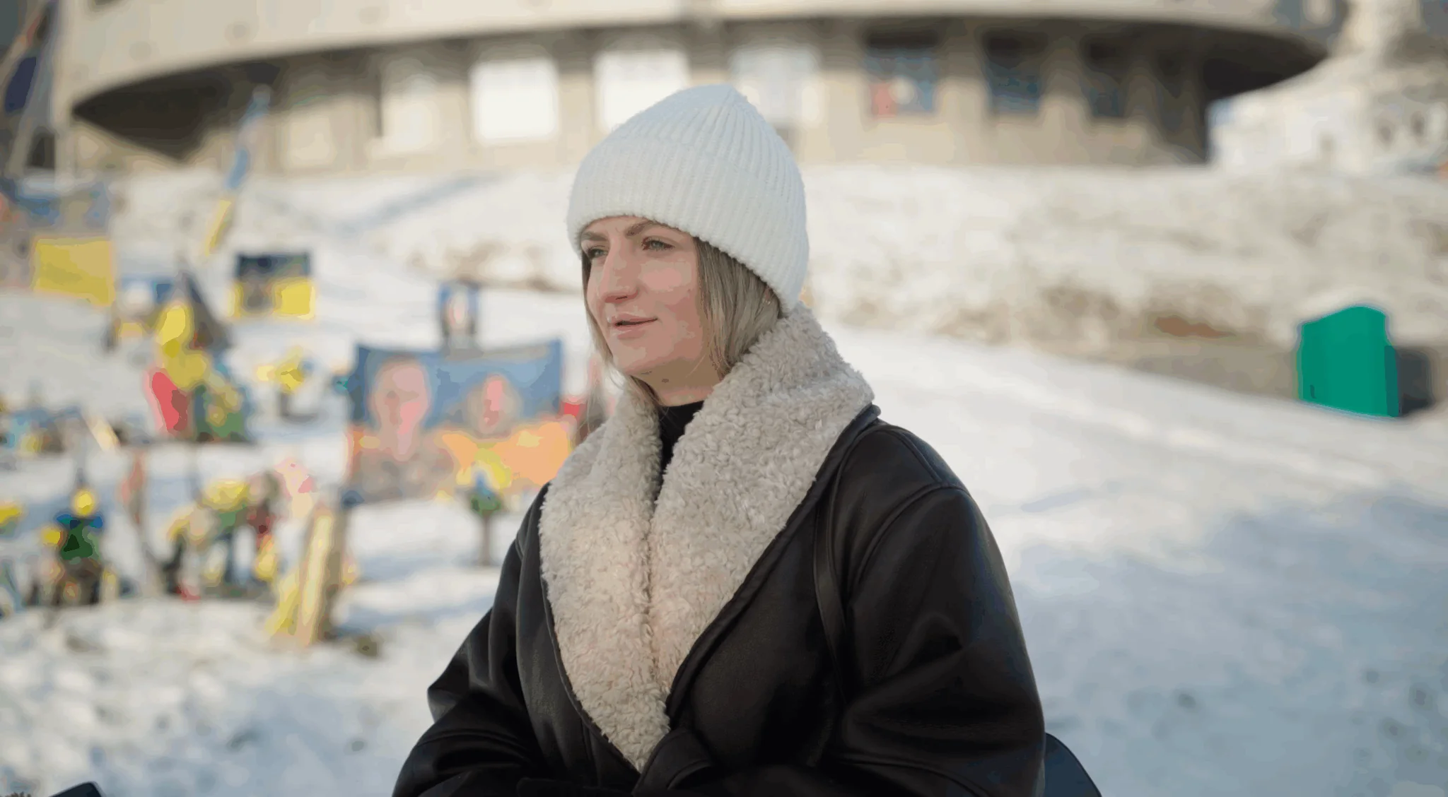 kateryna zakharuk pro khvylynu movchannya Катерина Захарук про хвилину мовчання в Сумах