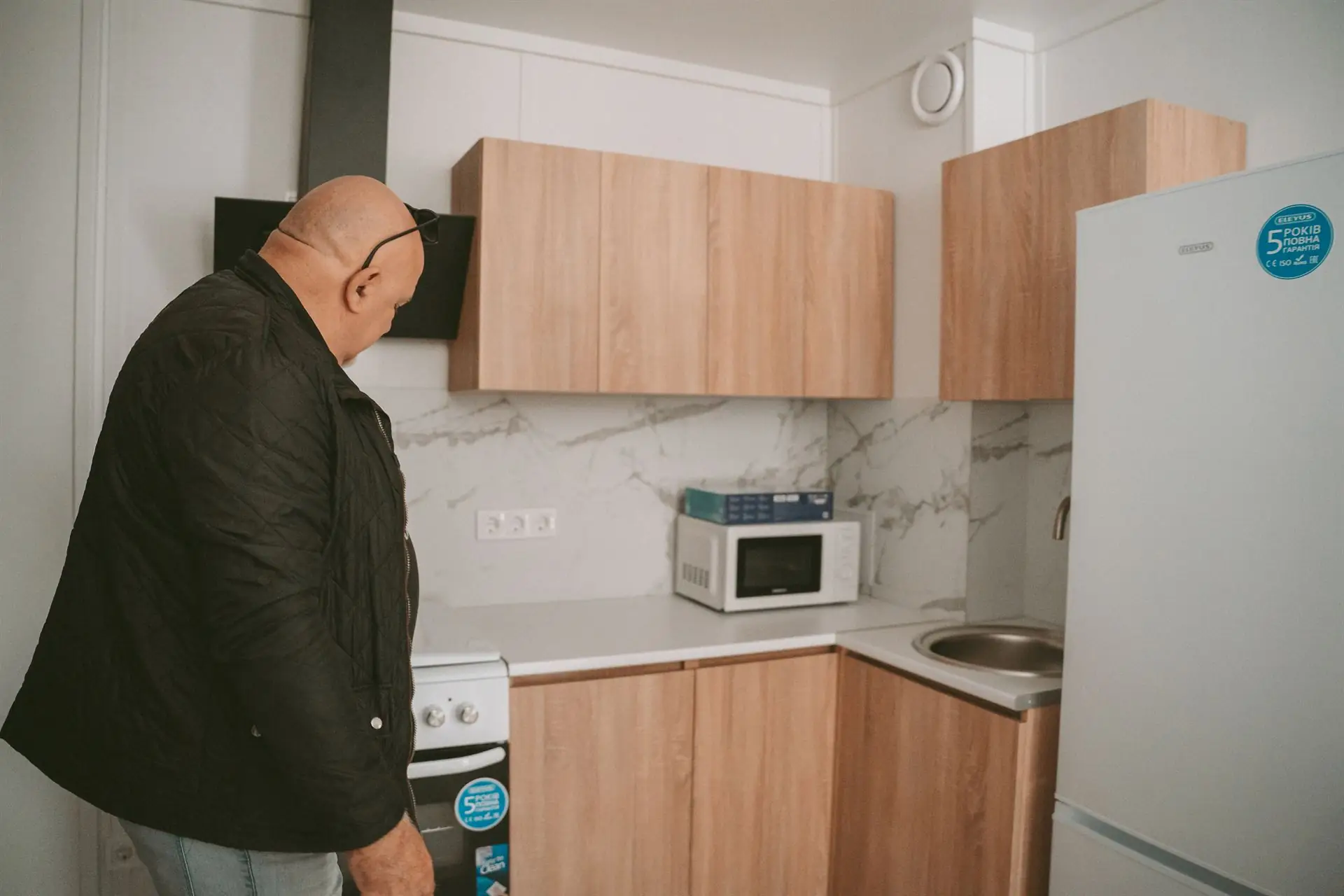 Кухня в модульному будинку в Сумах