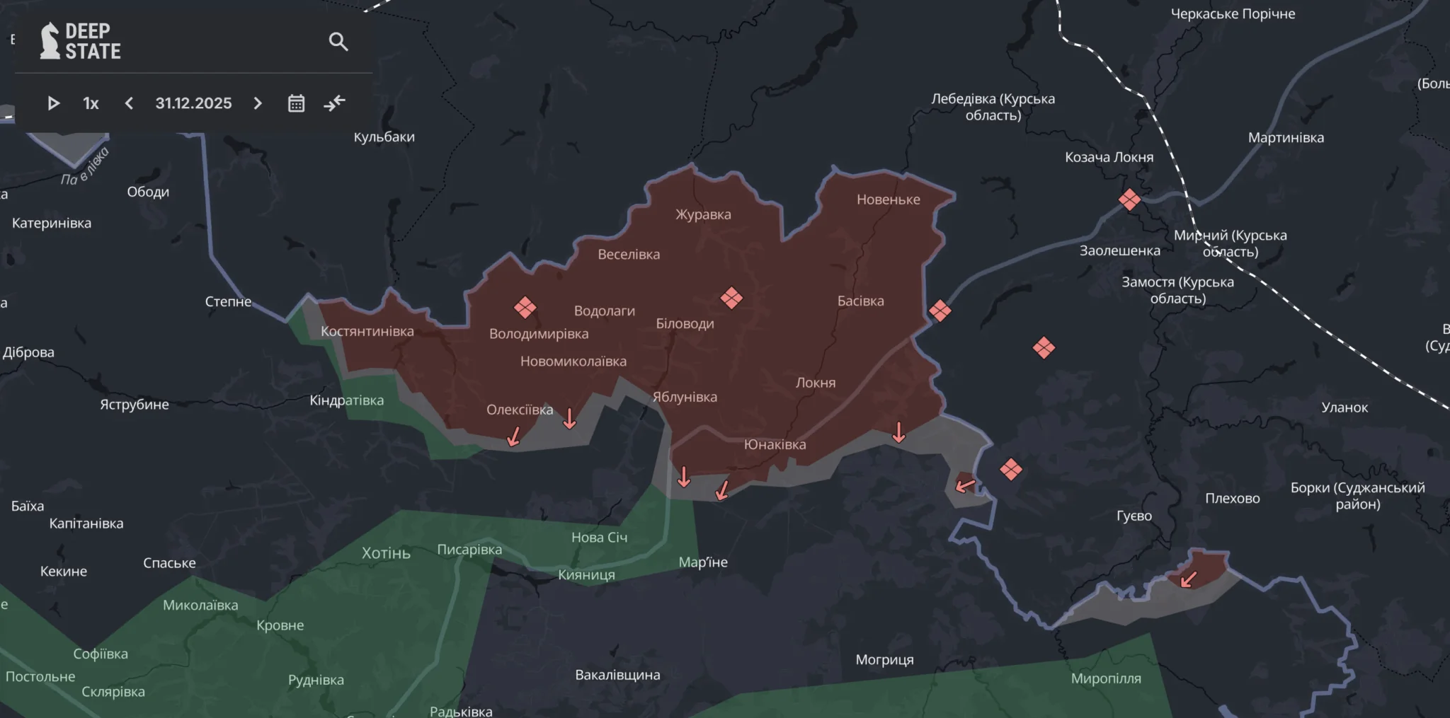 Окупована територія Сумщини