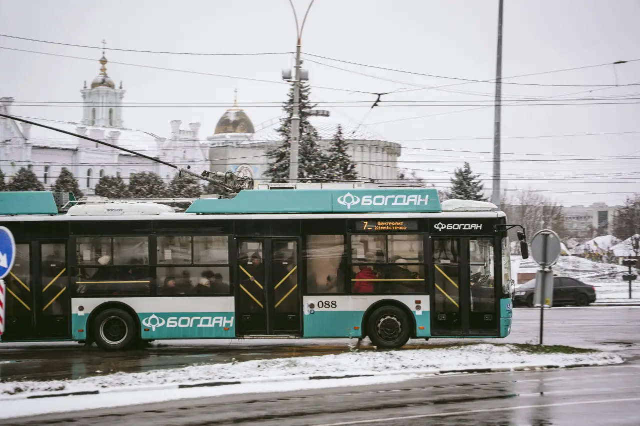 міський тролейбус у Сумах