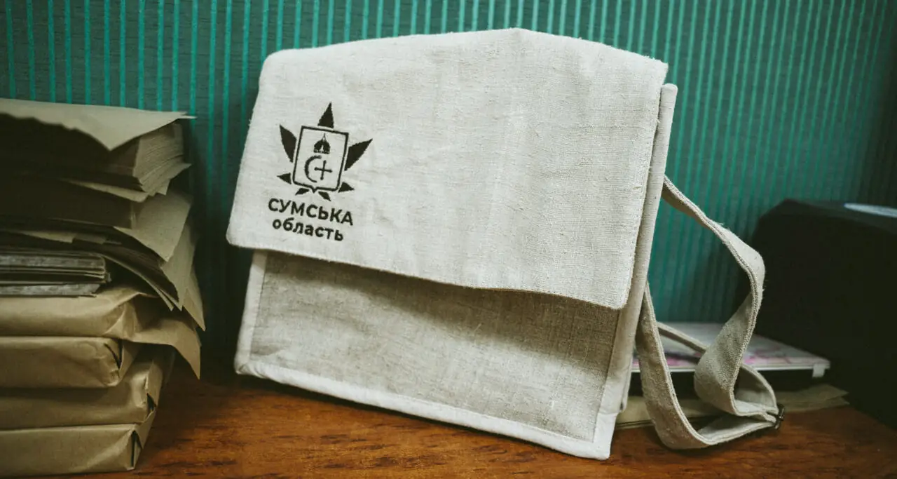 Сумка з конопель