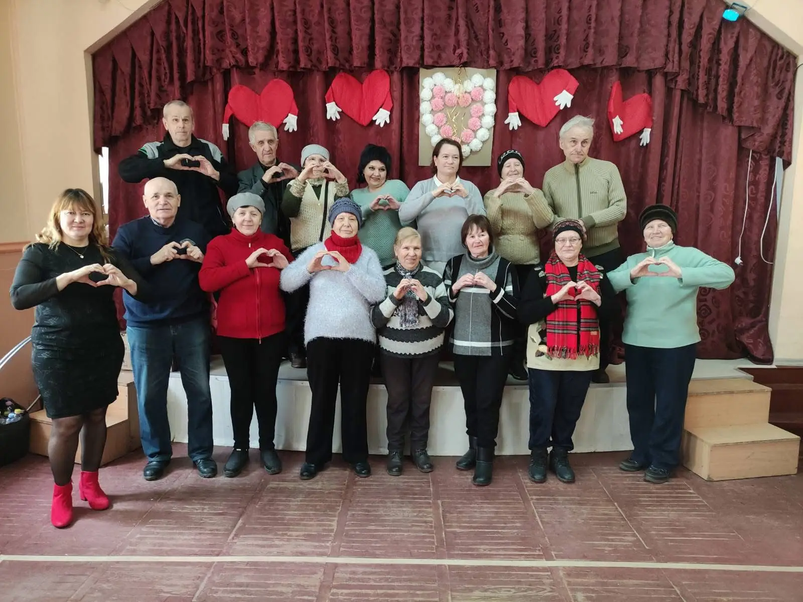 Святкування Дня Валентина в Українській організації глухих у Сумах