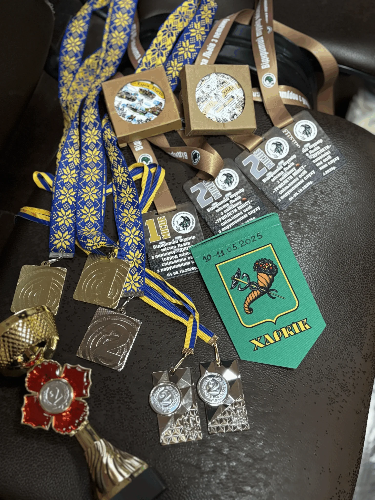 Спортивні нагороди сумської команди з петанку й бочча в Українському товаристві глухих