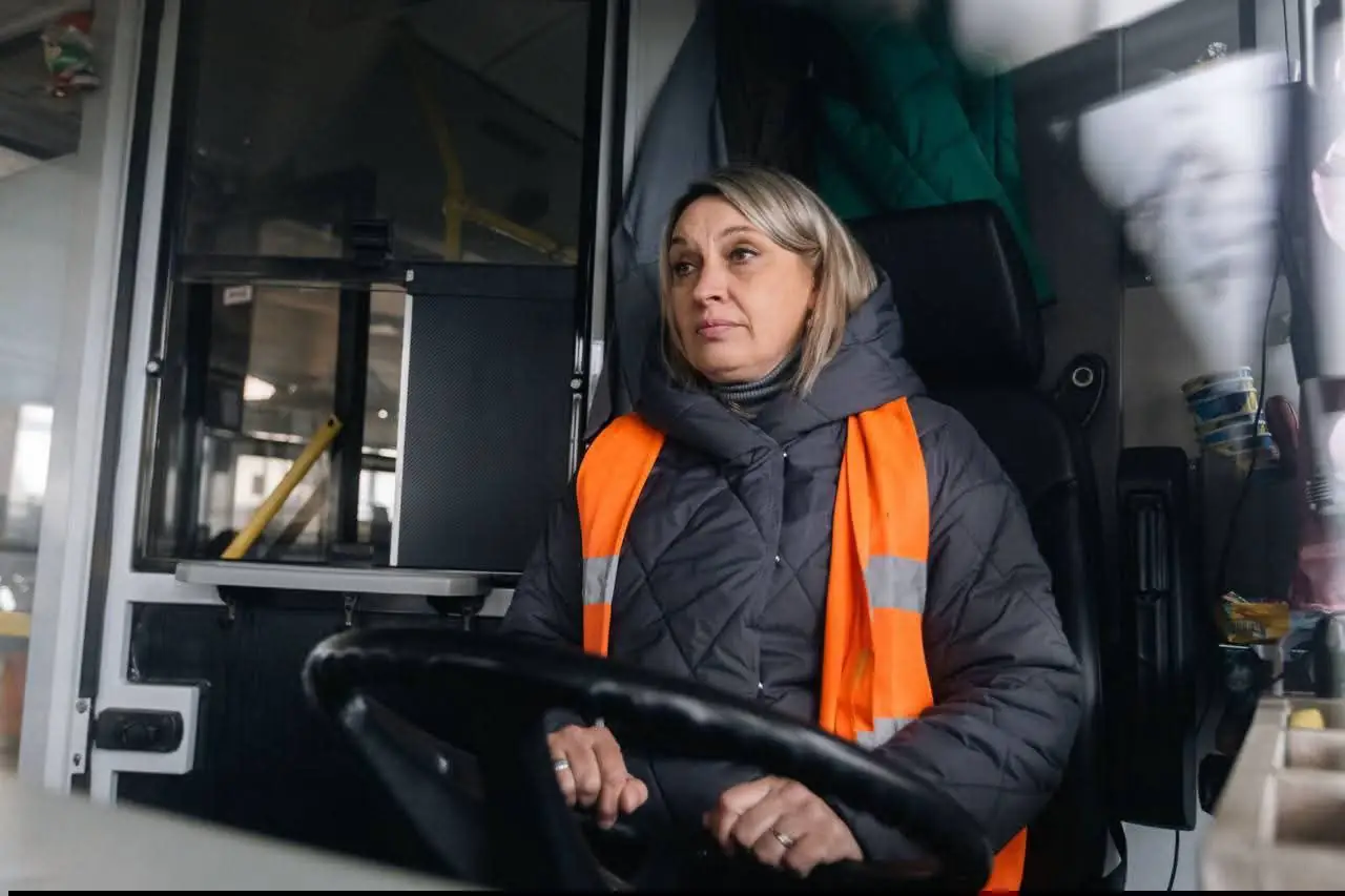 водійка тролейбусу з Сум