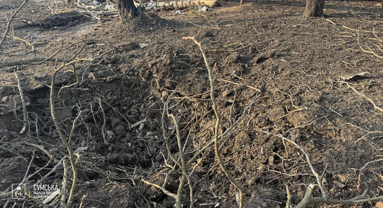 вирва від КАБу, яким ударили в Білопіллі