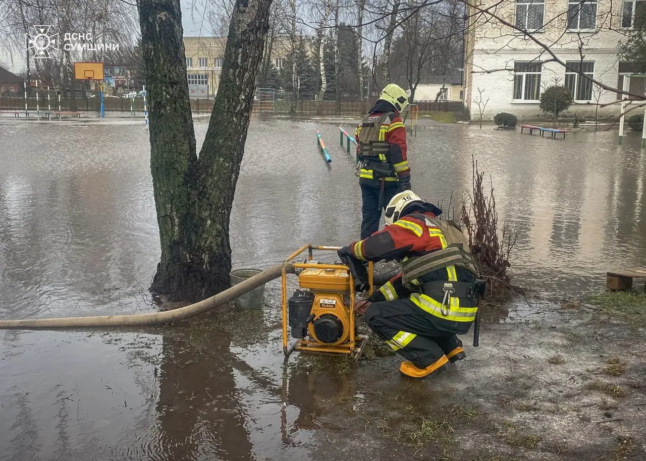 ліквідація потопу в Сумах