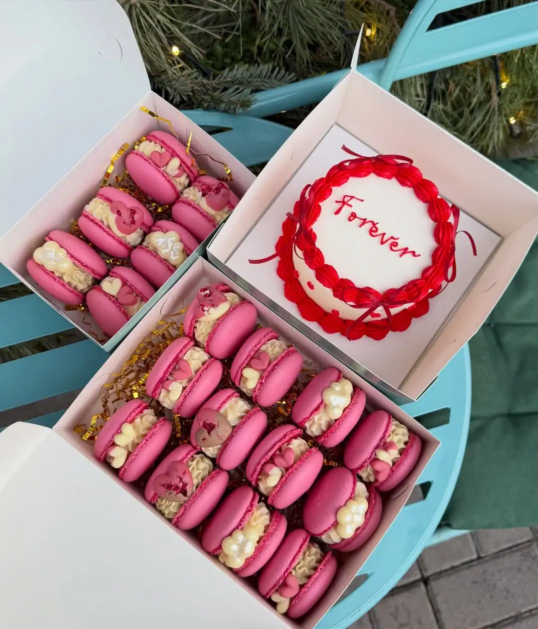 Макаруни в Ля фіт бейкері в Сумах