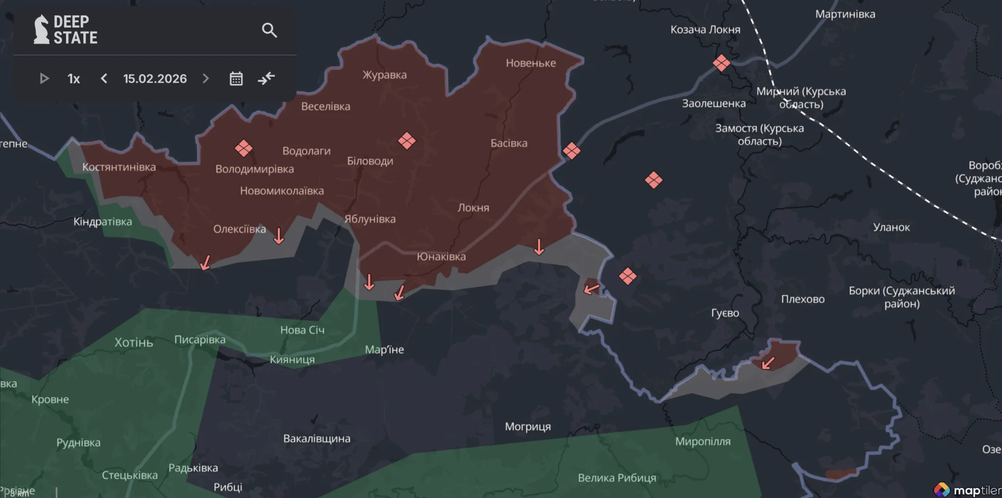 okupovana terytoriya sumshchyny Окупована територія Сумщини
