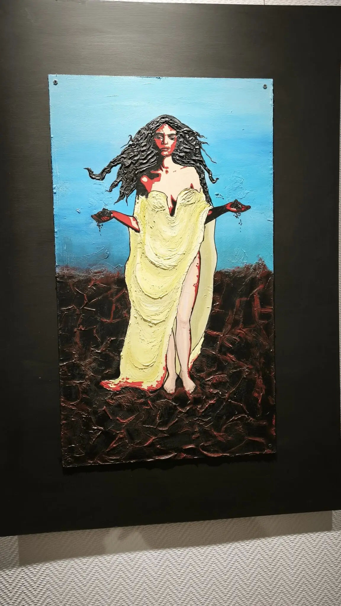 tryptykh z hipsu Tei Dzhobavy chastyna zhinka Триптих з гіпсу Теї Джобави частина 2 жінка