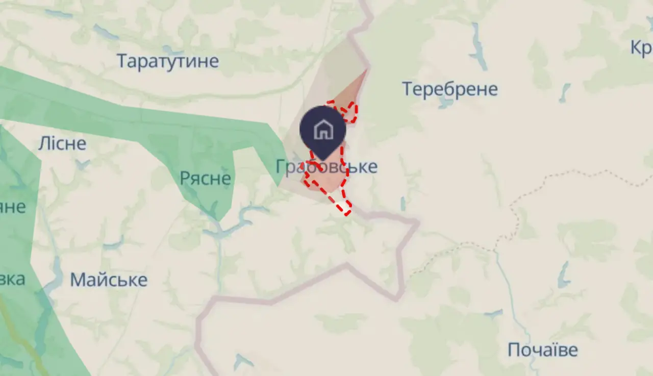 Росіяни окупували Грабовсье 23 грудня.