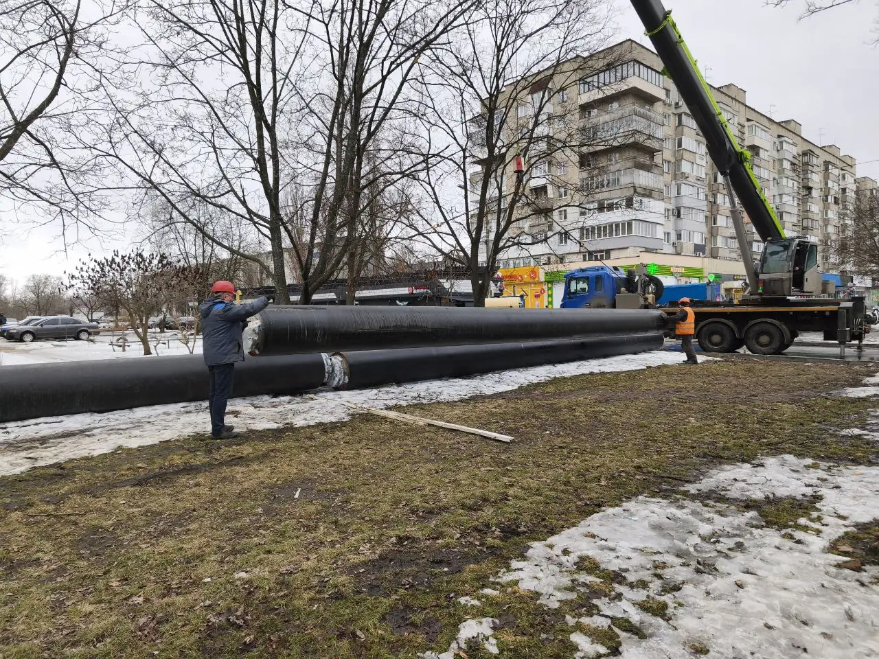 Нові труби для тепломереж у Сумах