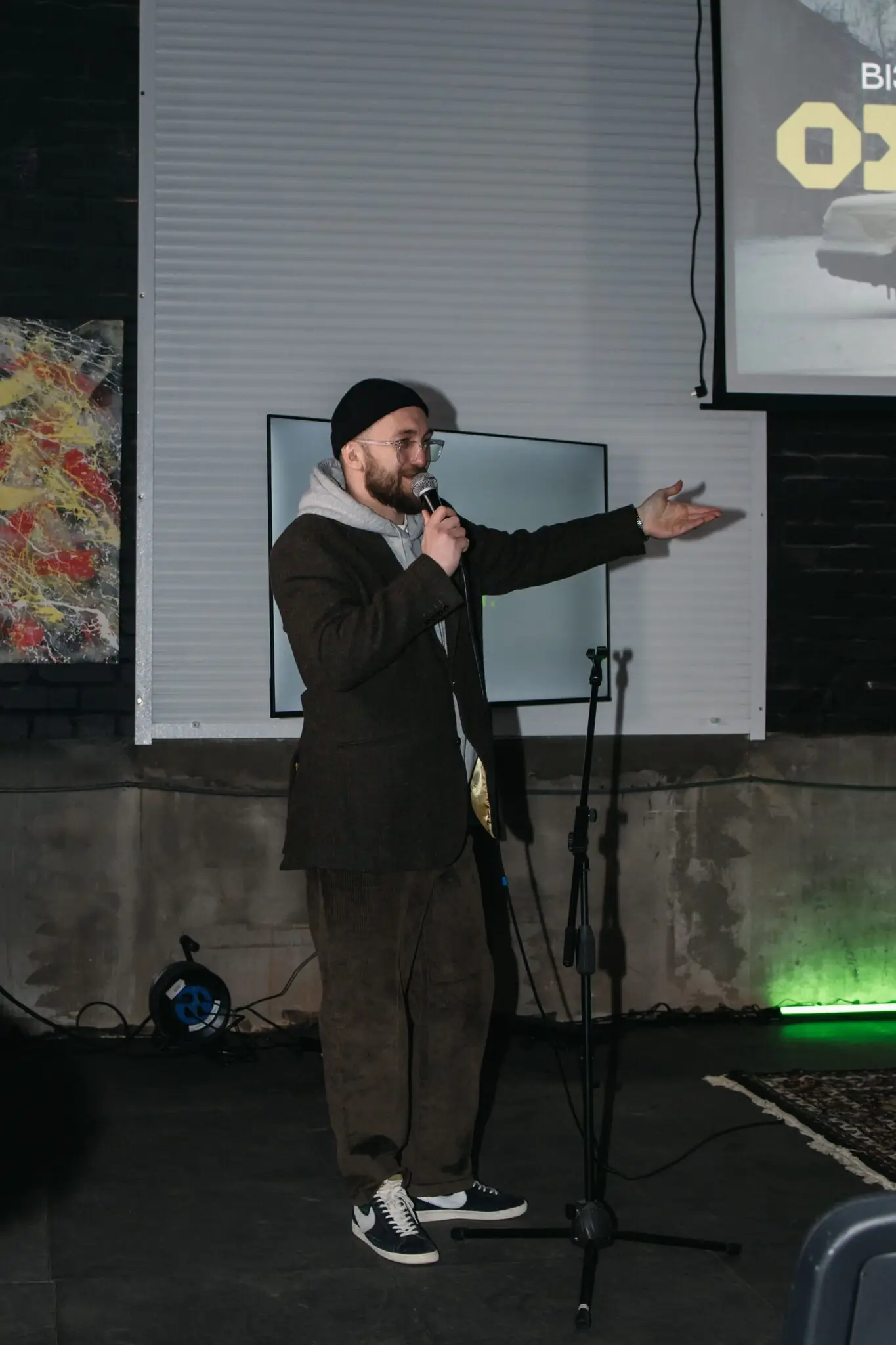 pavlo ihnatchenko na prezentatsii viziyi rozvytku molodi okhtyrky Павло Ігнатченко на презентації Візії розвитку молоді Охтирки