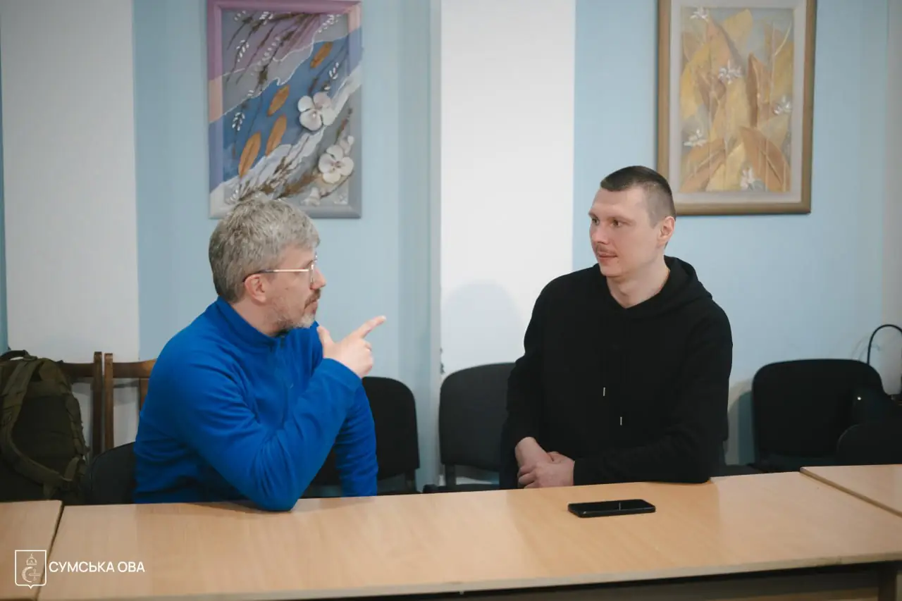 predstavnyk sumshchyny v radi veteraniv anton fedenko Представник Сумщини в Раді ветеранів Антон Феденко