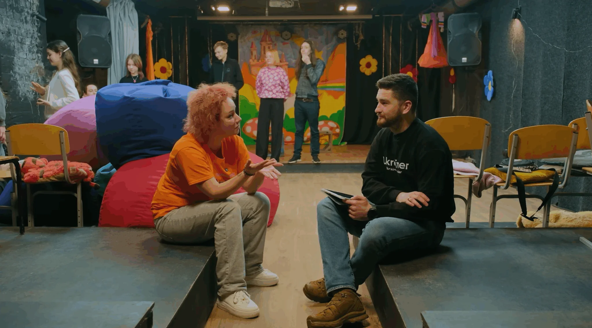 юкрейнер спілкується з Тетяною Нянькіною для випуску про Суми