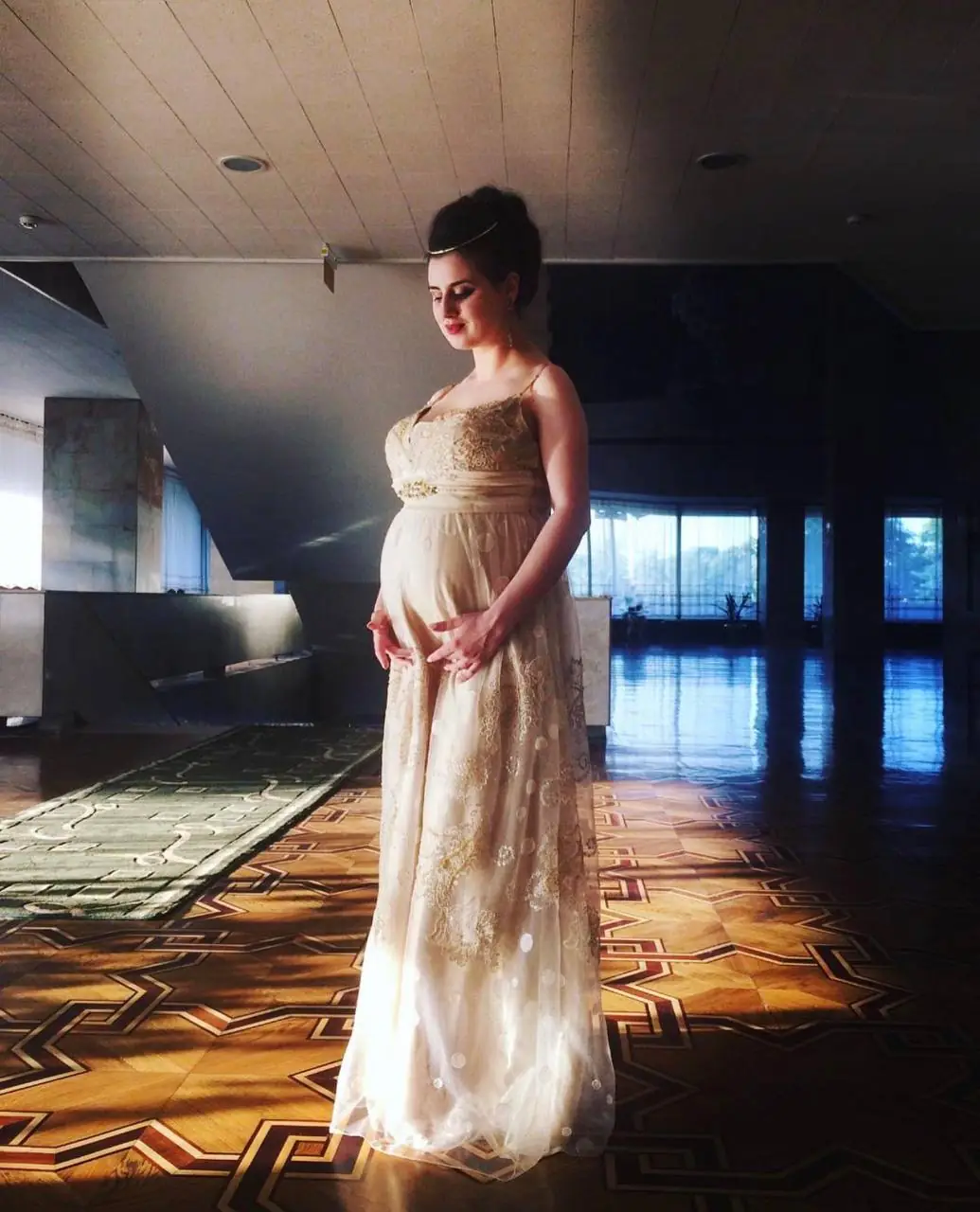 Вагітна Вікторія Морозова