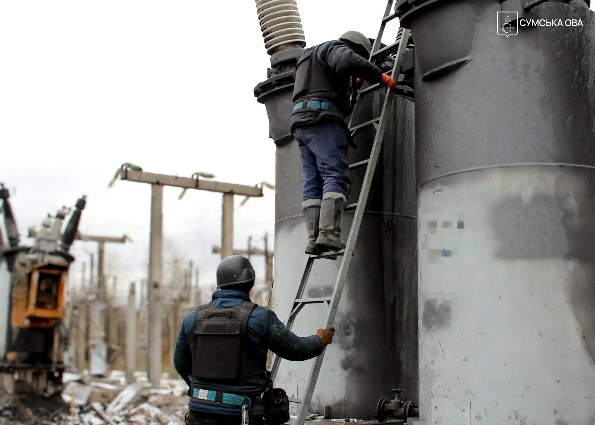 vidnovlennya dopomoha sumshchina енергетики відновлюють пошкоджену інфраструктуру