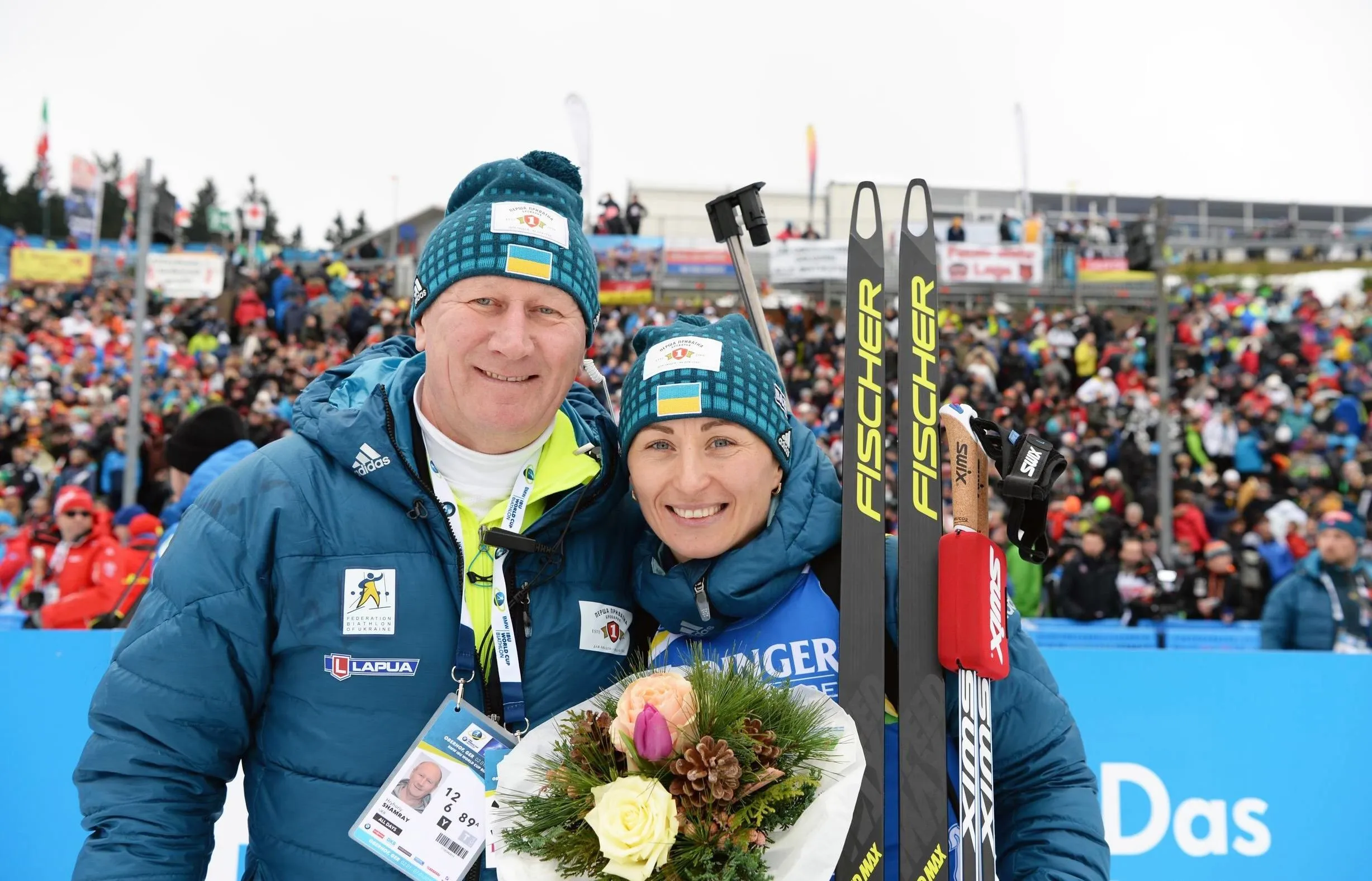 Віта Семеренко з тренером