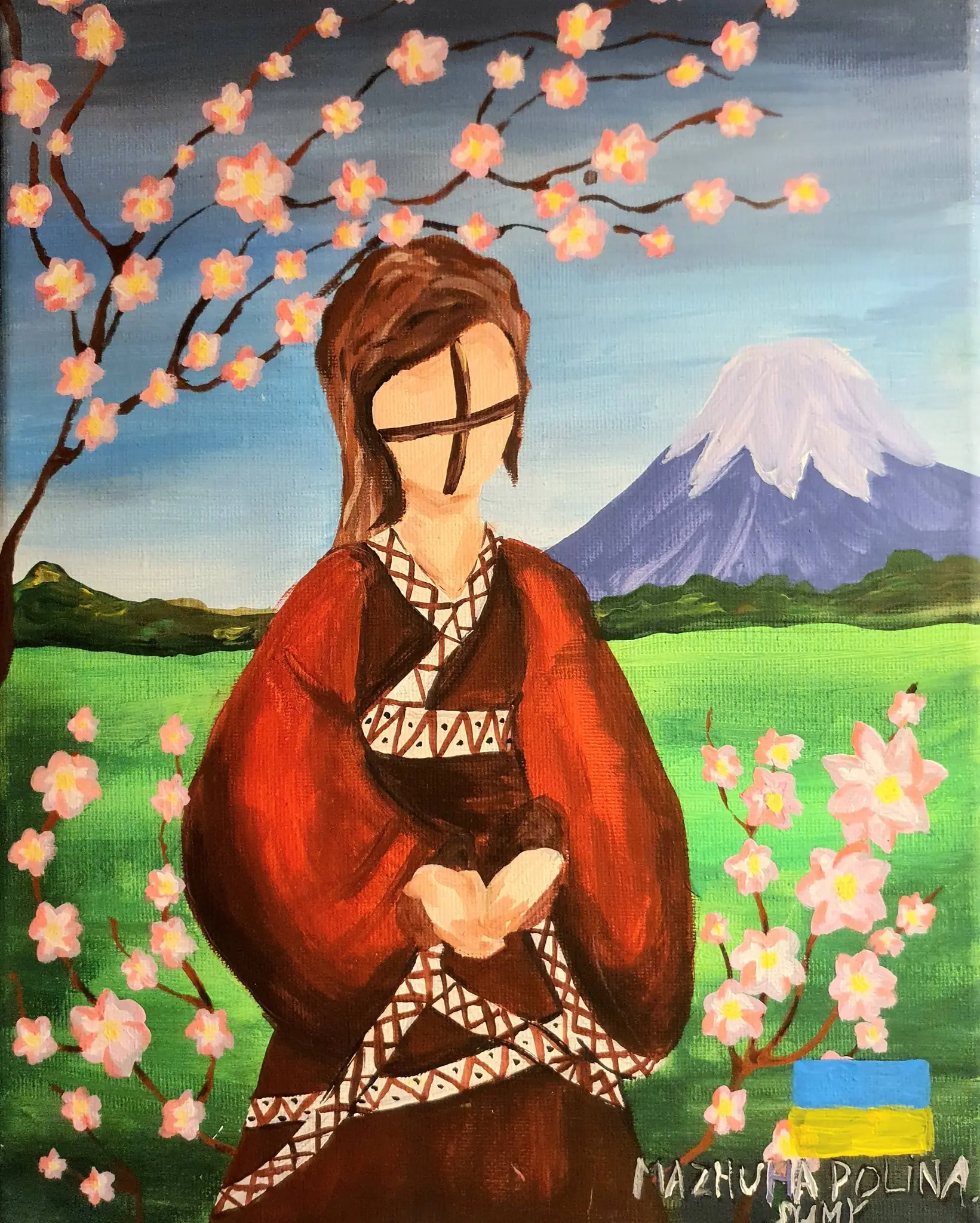 Картини Сумських учениць в Японії