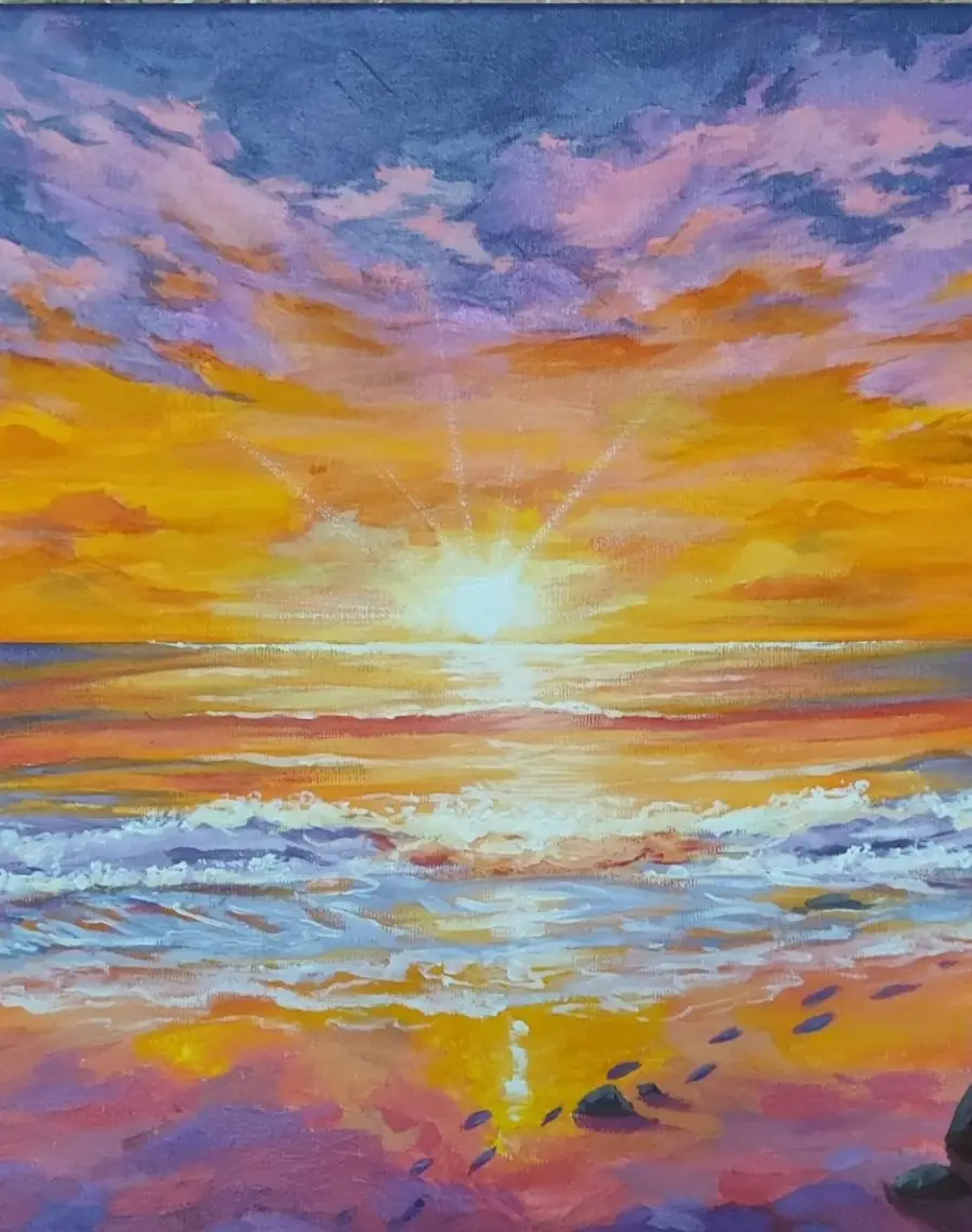 Morskyi peizazh kartyna na vystavtsi v londoni Морський пейзаж. Картина на виставці в Лондоні