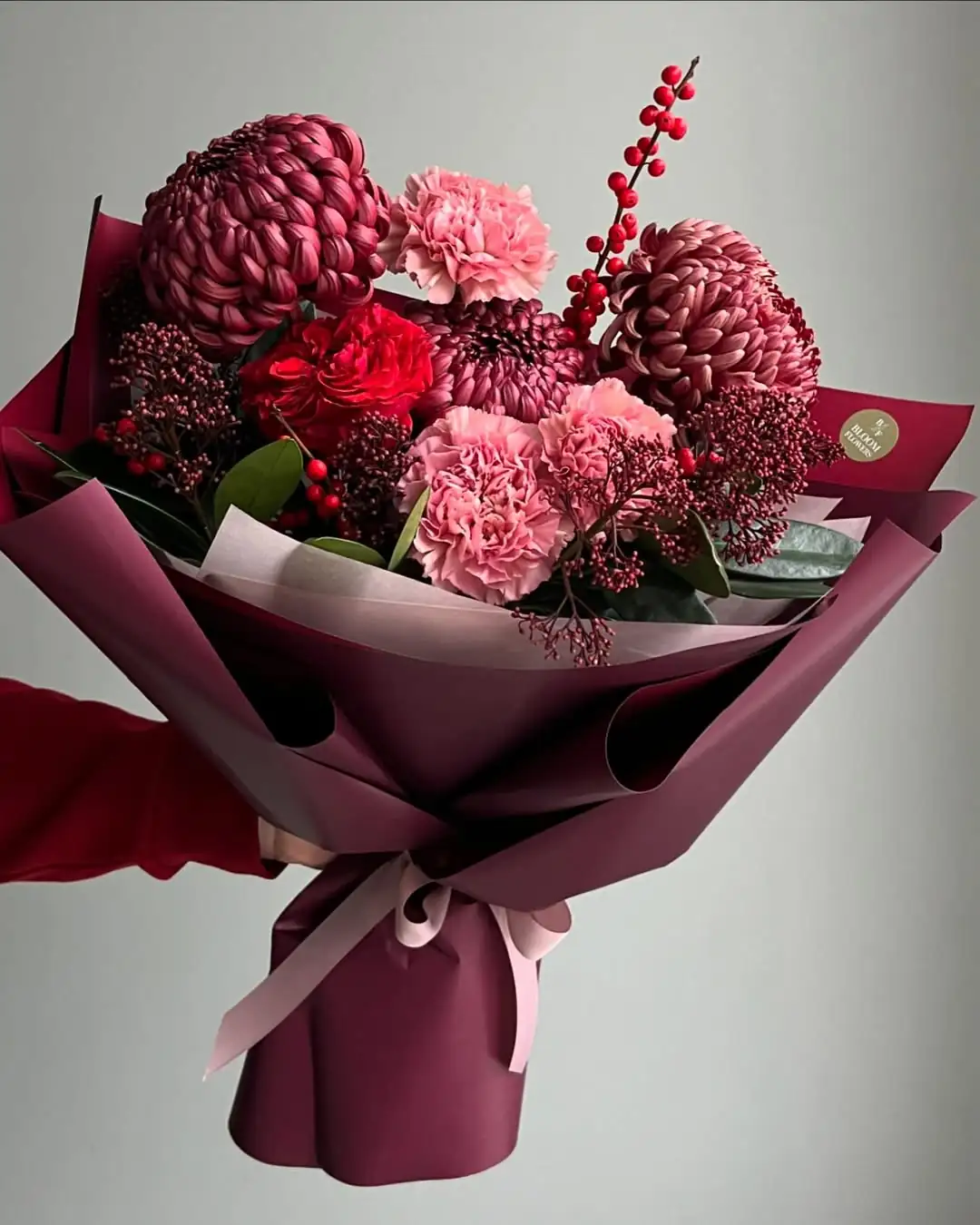 Букет із хризантем