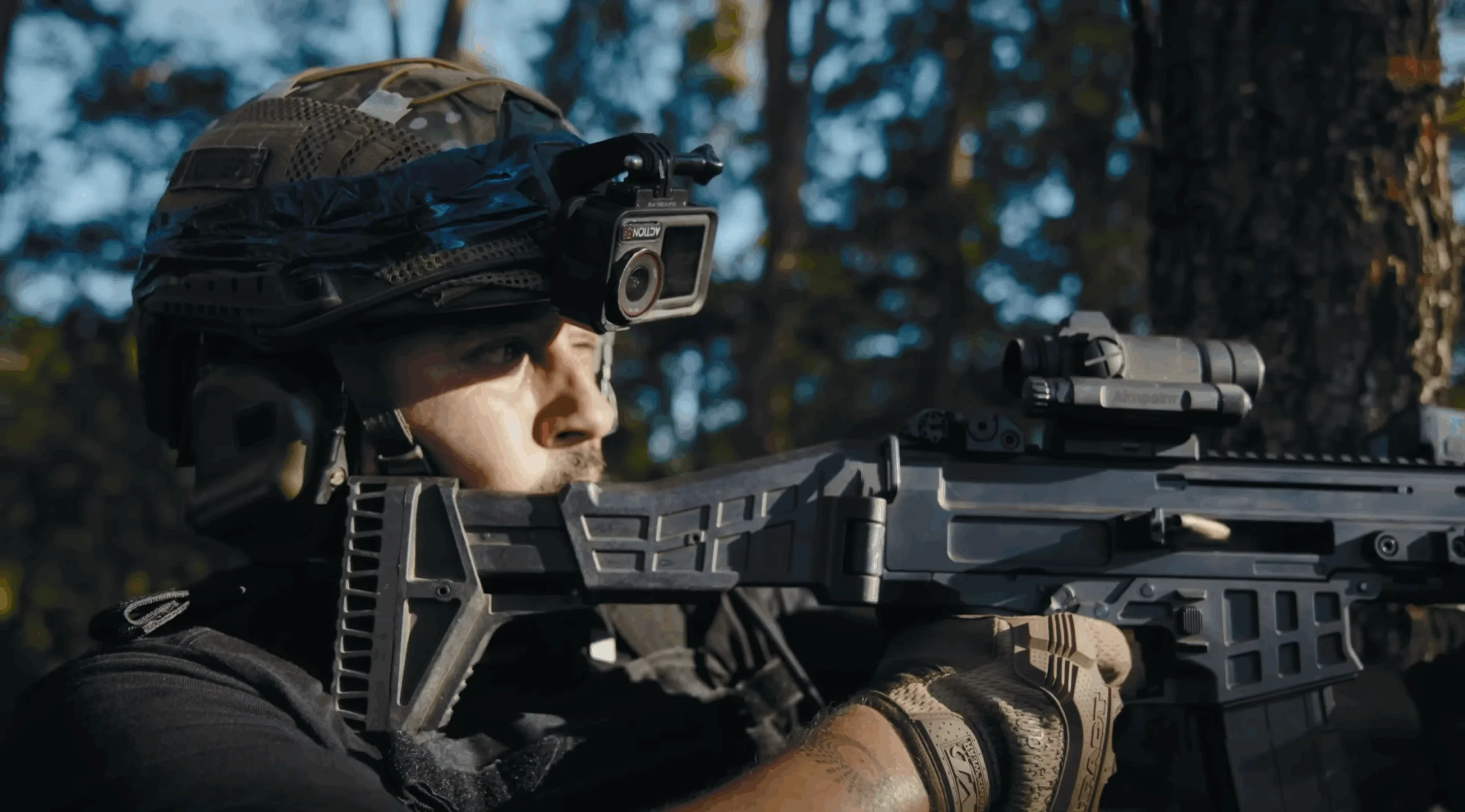 Дмитро Монатик на полігоні на Сумщині