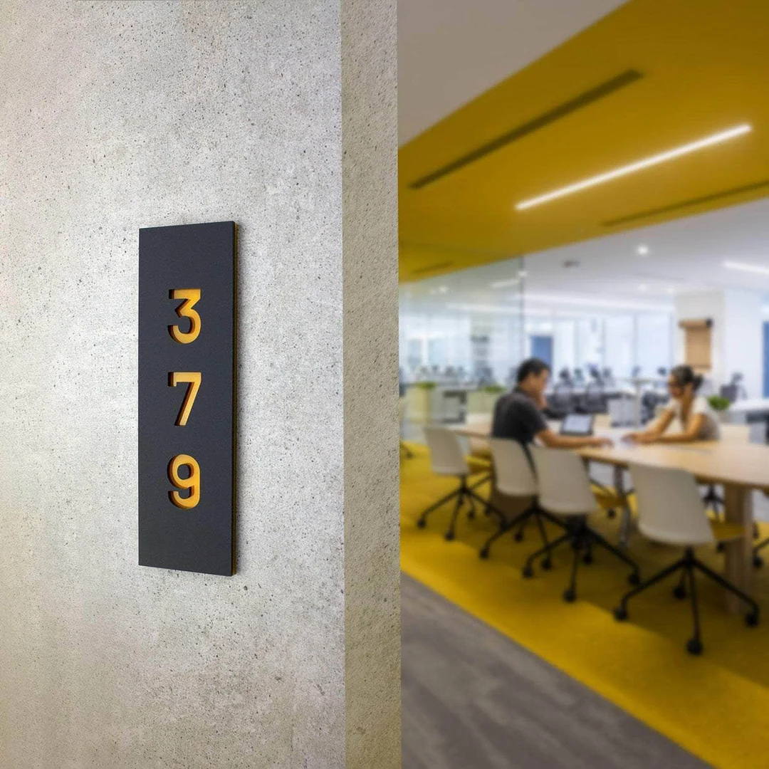 door numbers apartment unit number sign 1