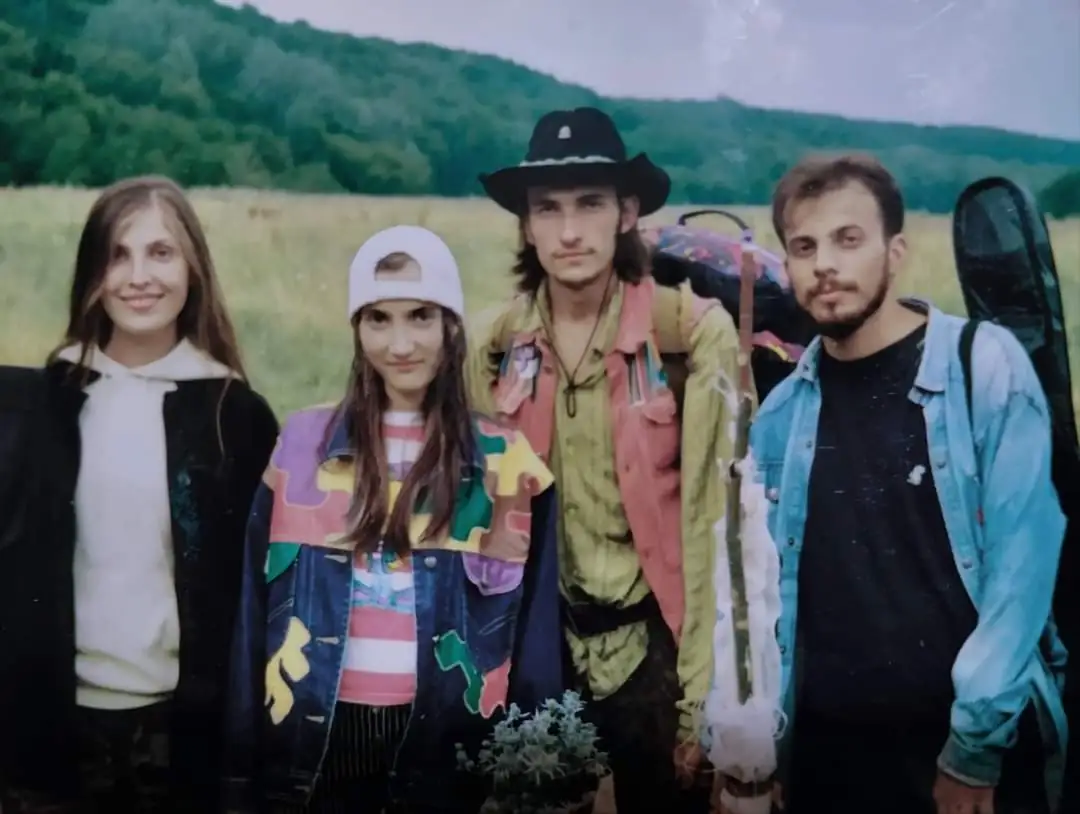 Станіслав Островський разом з друзями