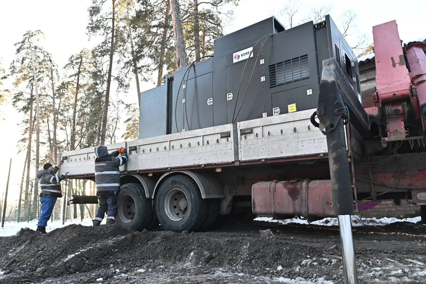 У Києві встановлюють когенераційну установку.