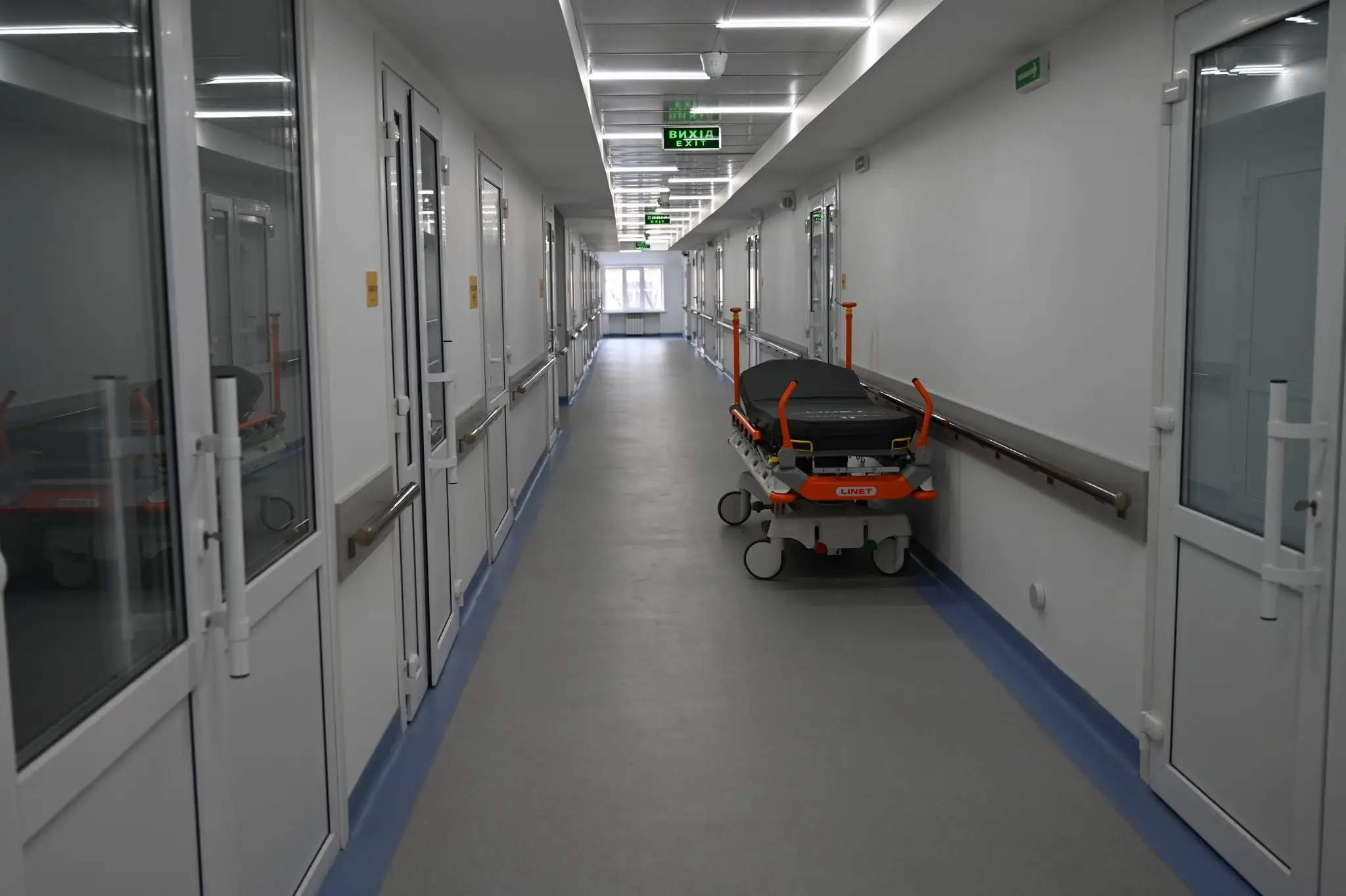 Новий коридор в онкоцентрі в Сумах