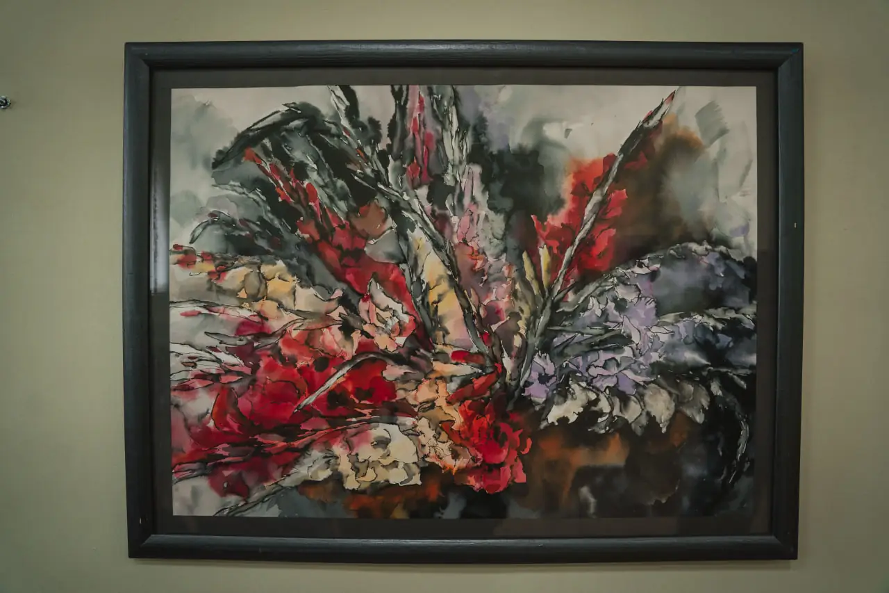 olga sergienko vystavka kvity tush