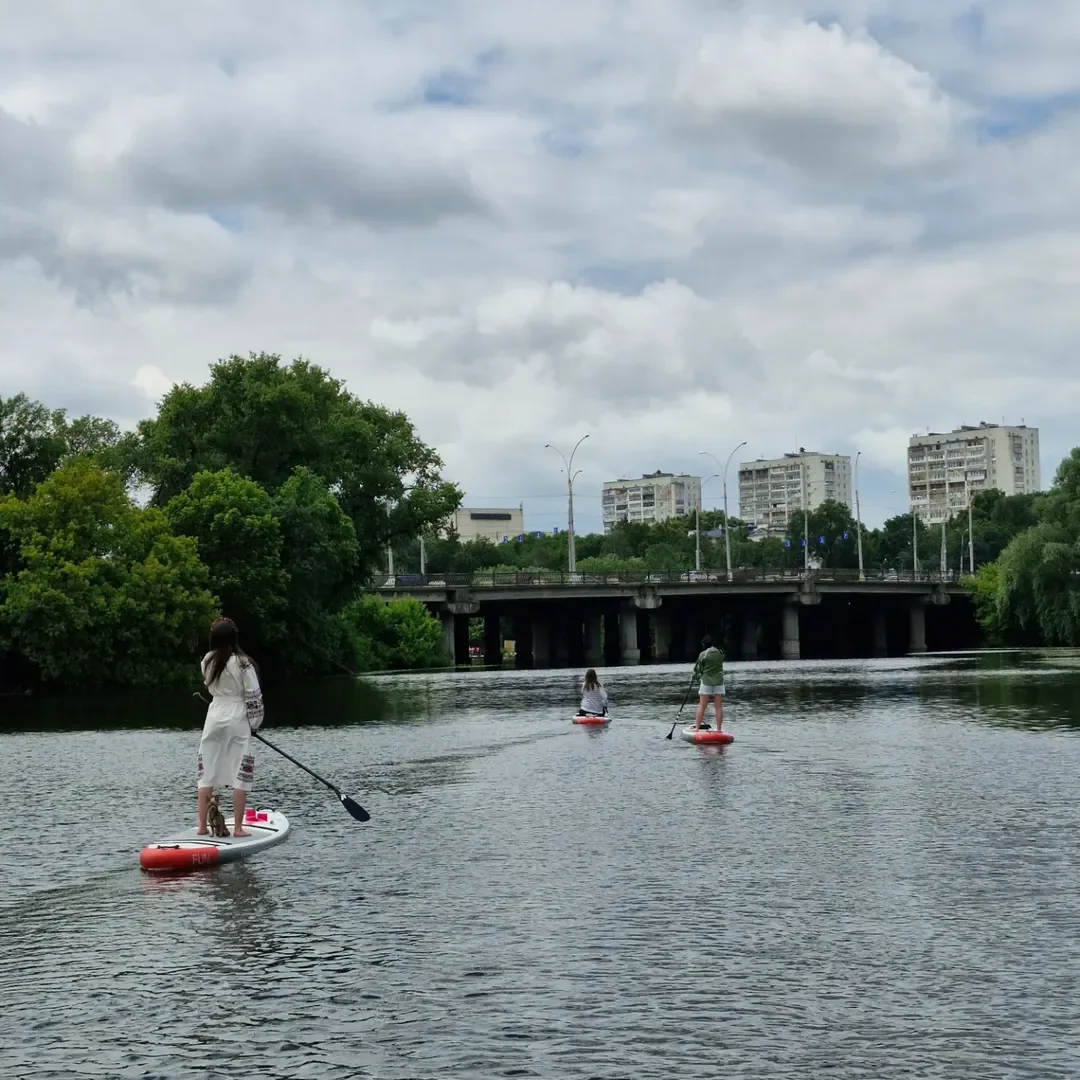 Прогулянка на сапах у Сумах