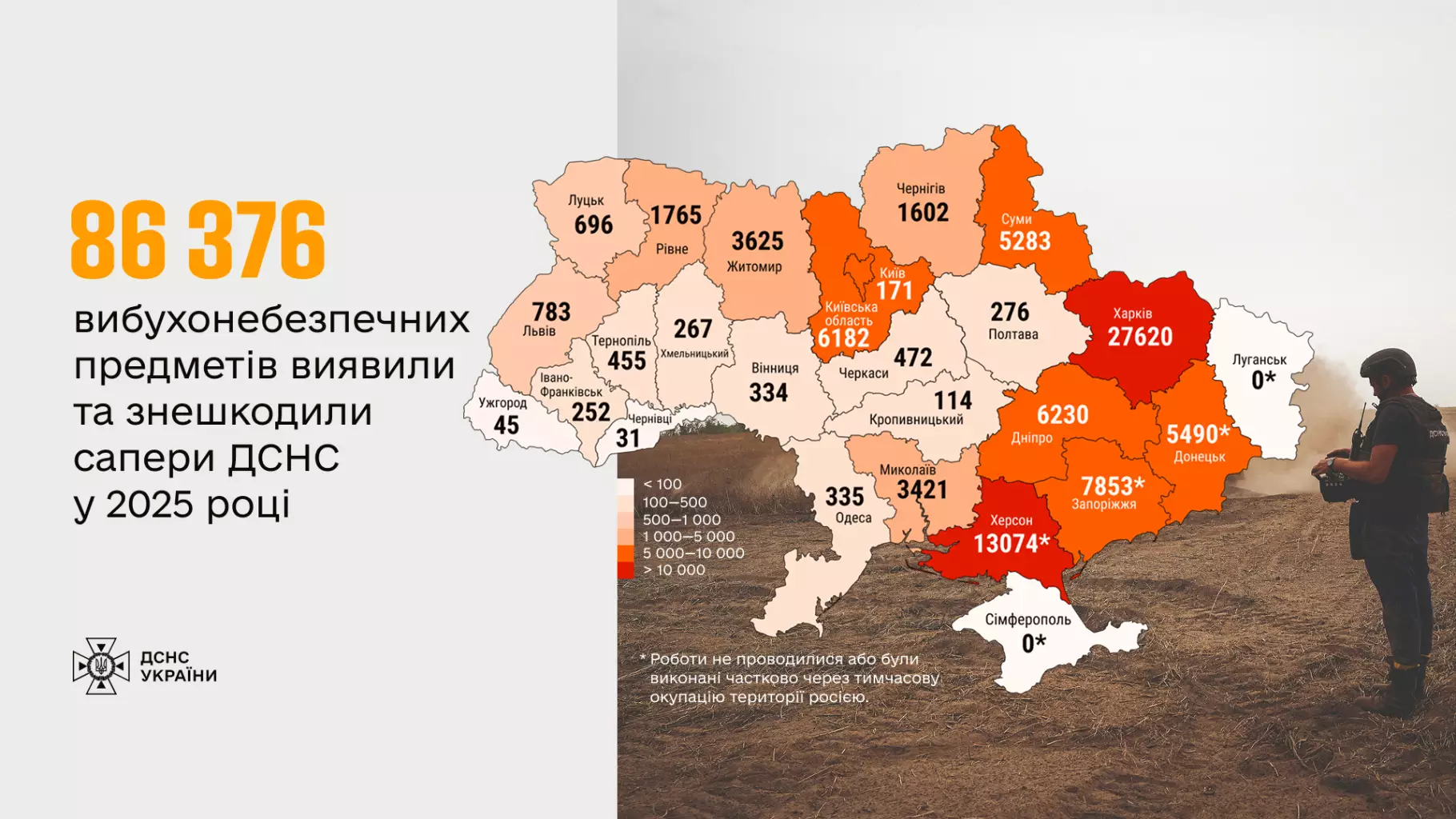 rozminuvannya dsns sumy розмінування України