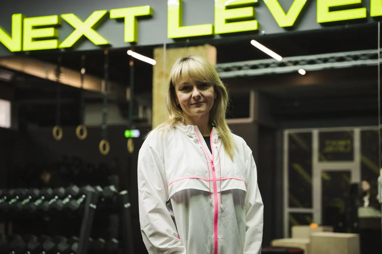 Тренерка Світлана Глущенко в місті Суми