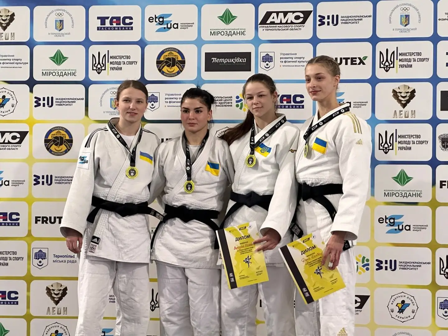 Переможці турніру з дзюдо серед студентів