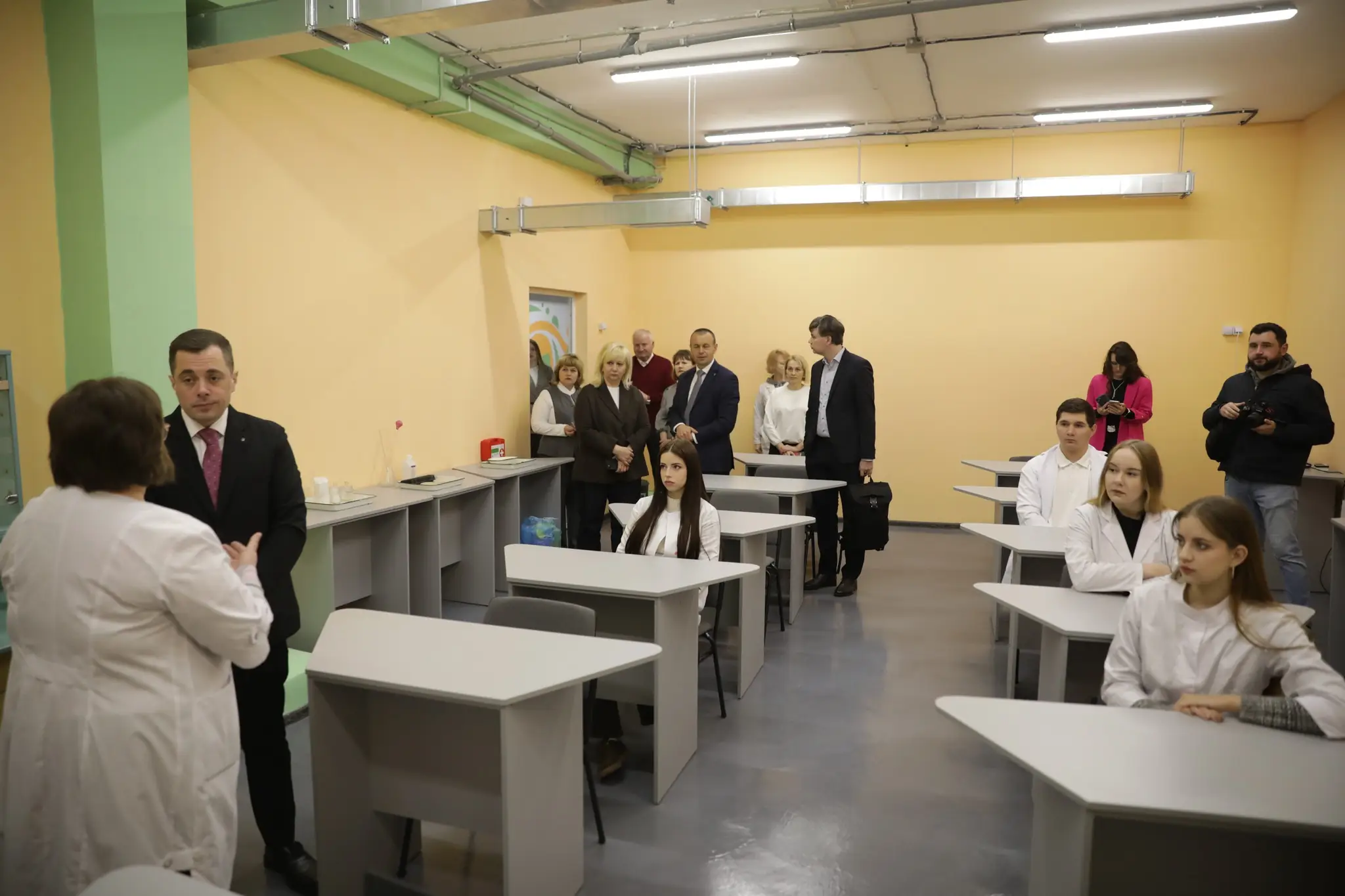 навчальна аудиторія в укритті СНАУ