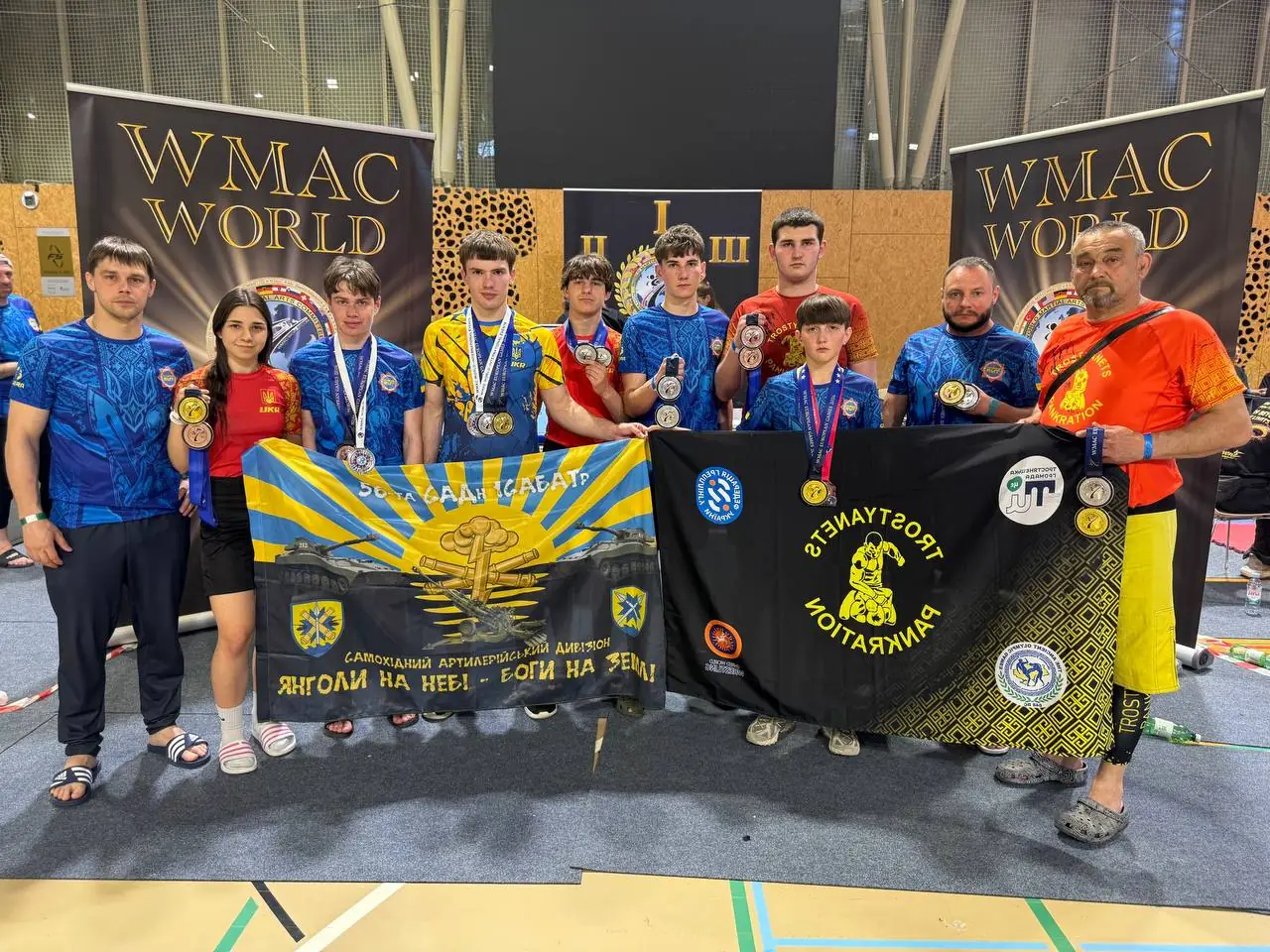 Спортсмени з Тростянця на козацькому двобої
