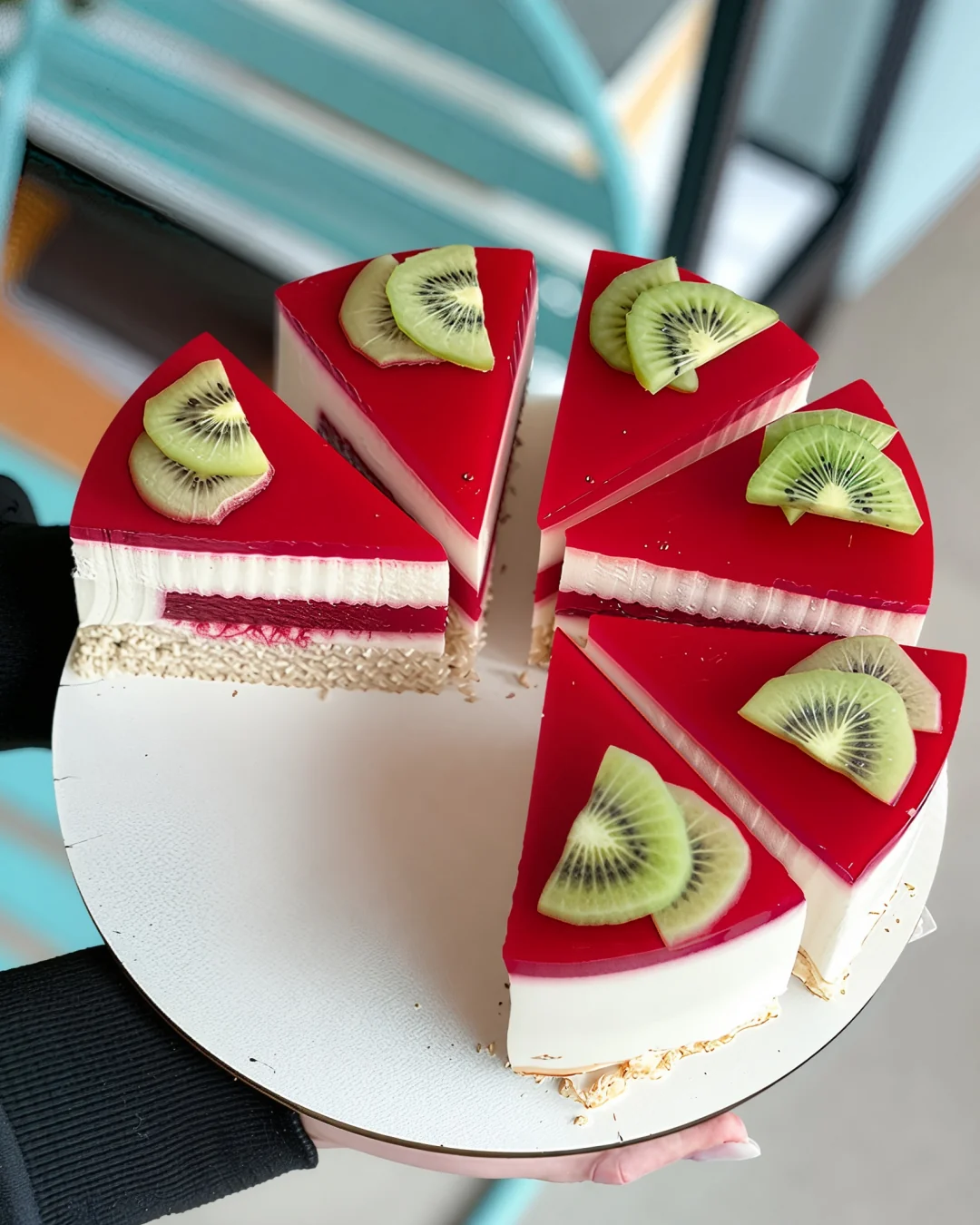 La Fit Bakery polunychnyy chizkeyk full La Fit Bakery полуничний чізкейк