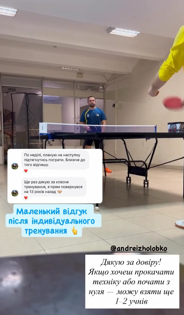 ivan fedoryshyn vidhuk tenis