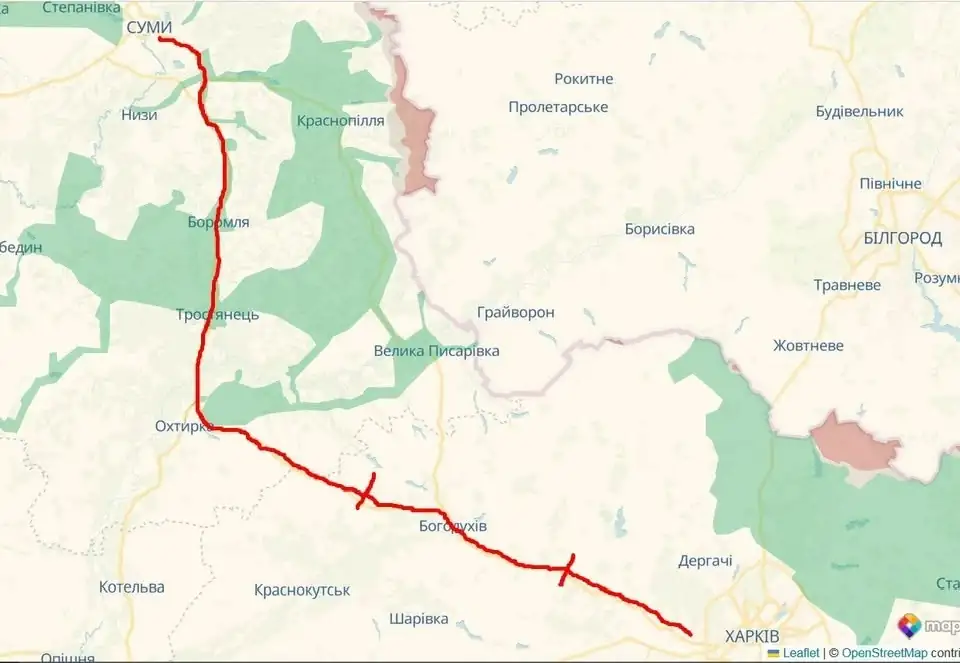 траса «Суми — Харків»