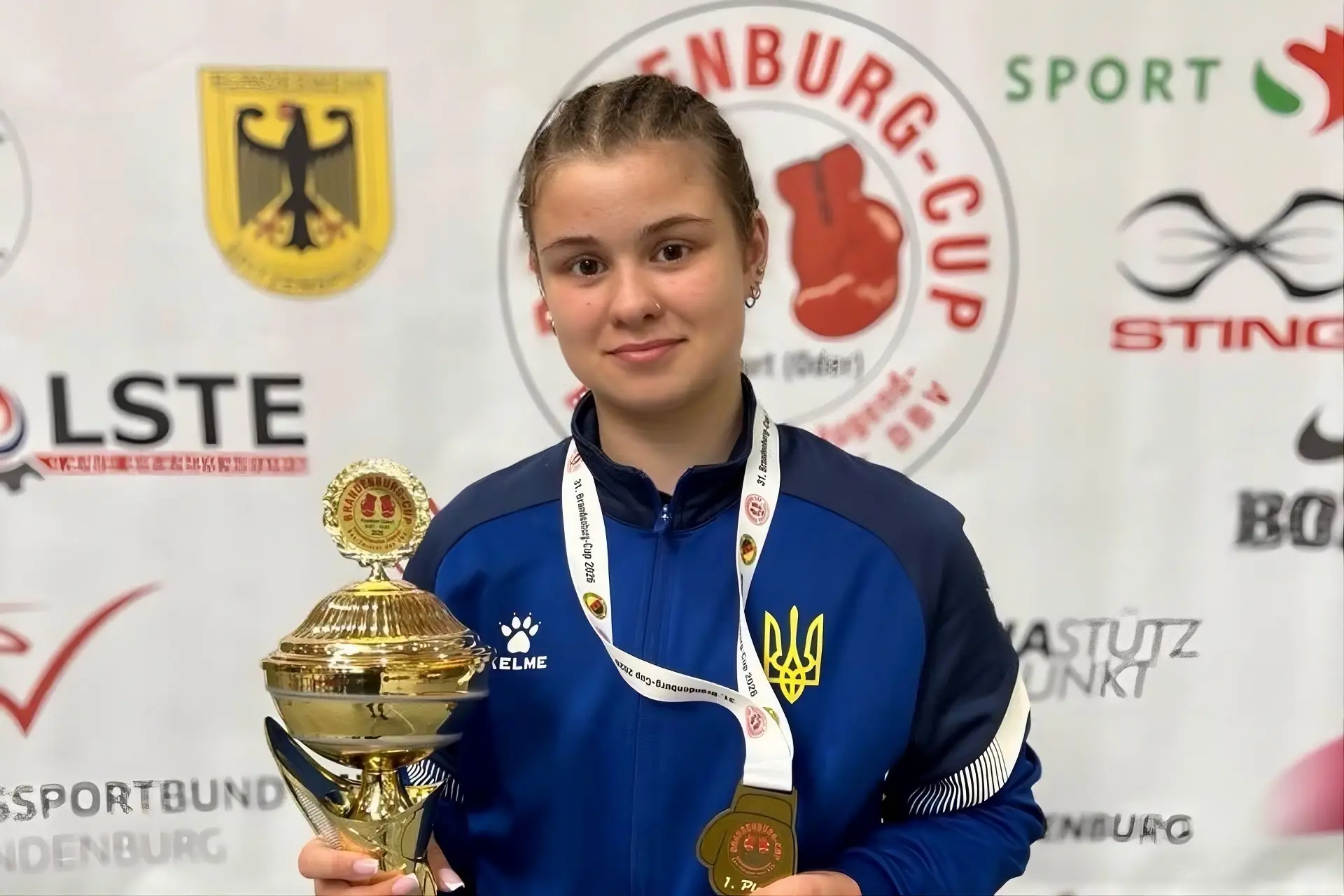 Ірина Онопрієнко з Сумщини на турнірі з боксу