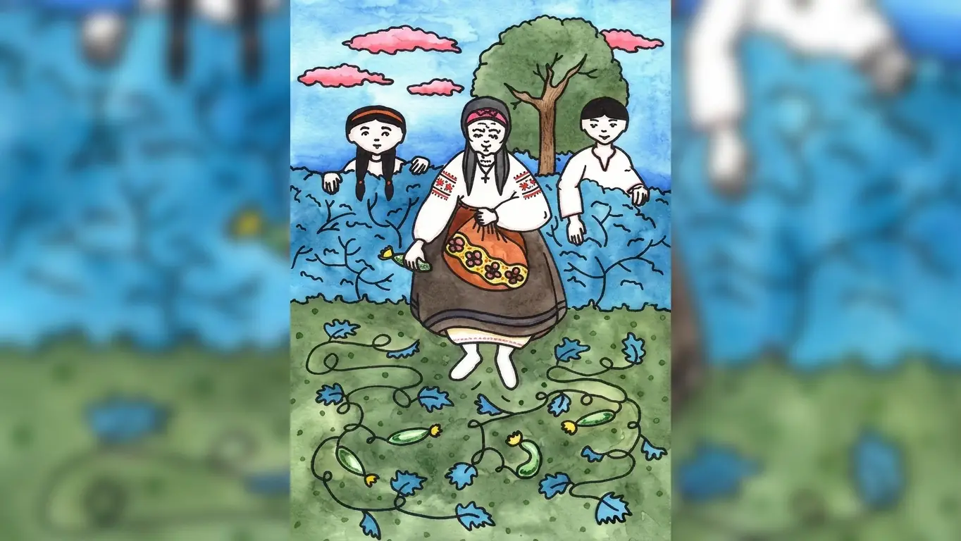 baba zhilizna v ohirkakh anna havrylenko