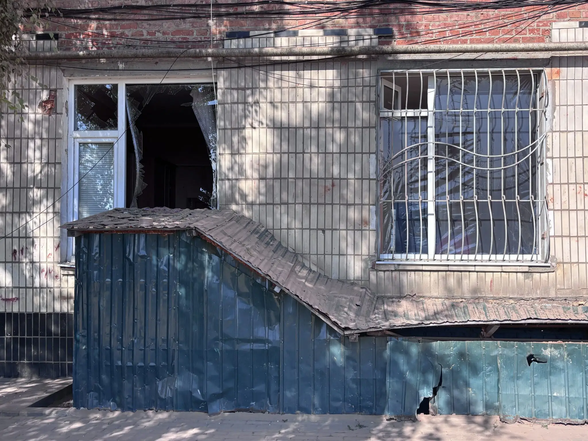 Наслідки обстрілу в Сумах 10 серпня