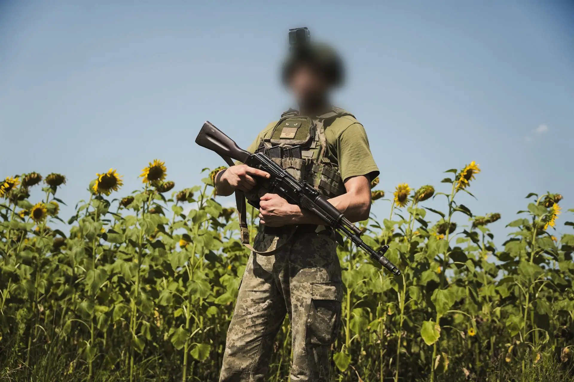 Боєць мобільної вогневої групи на Сумщині